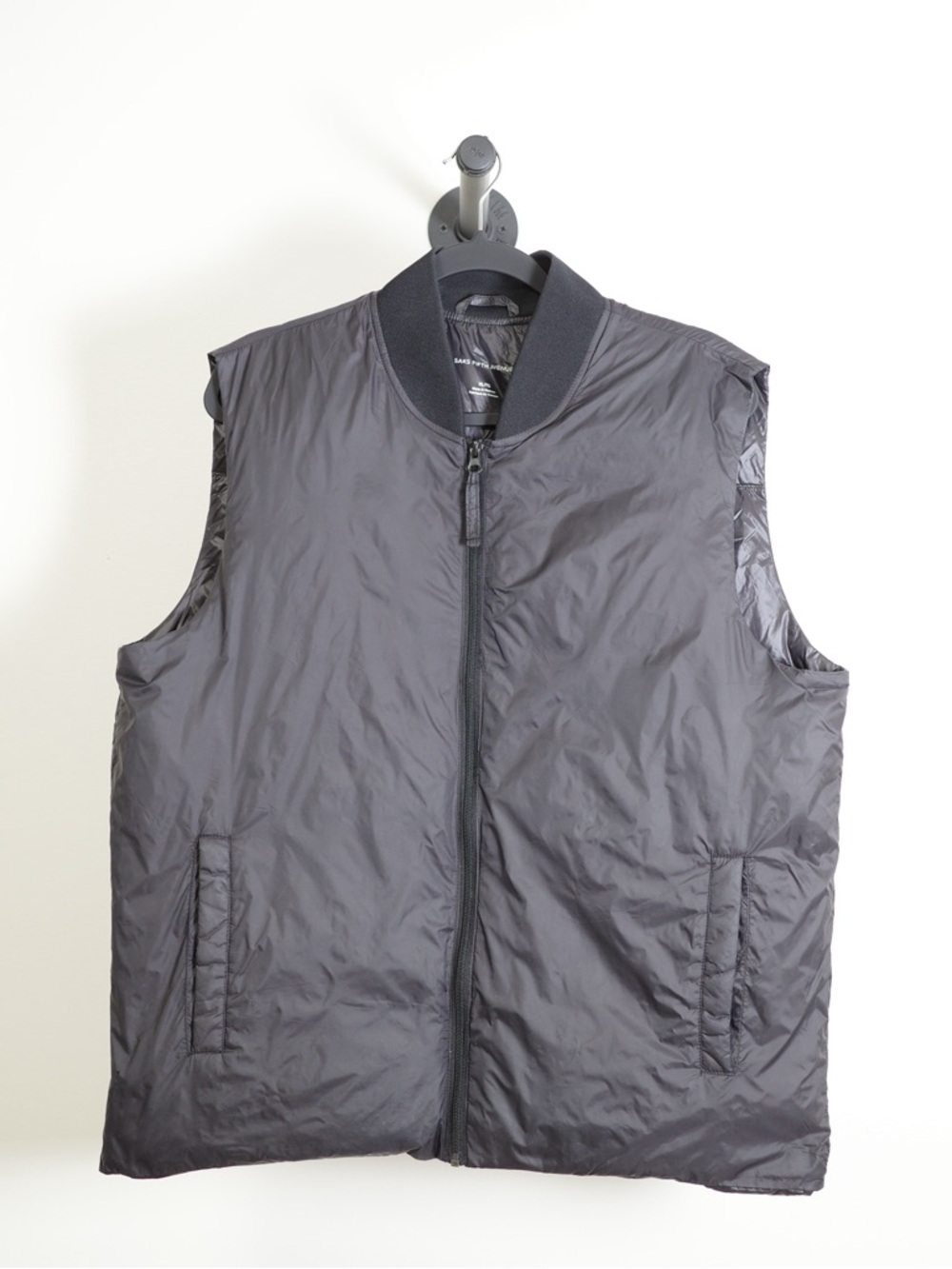 Saks Fifth Avenue Black Vest Size US XL